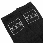 The Trilogy Tapes Men's Come Down Mouse Socks in Black
