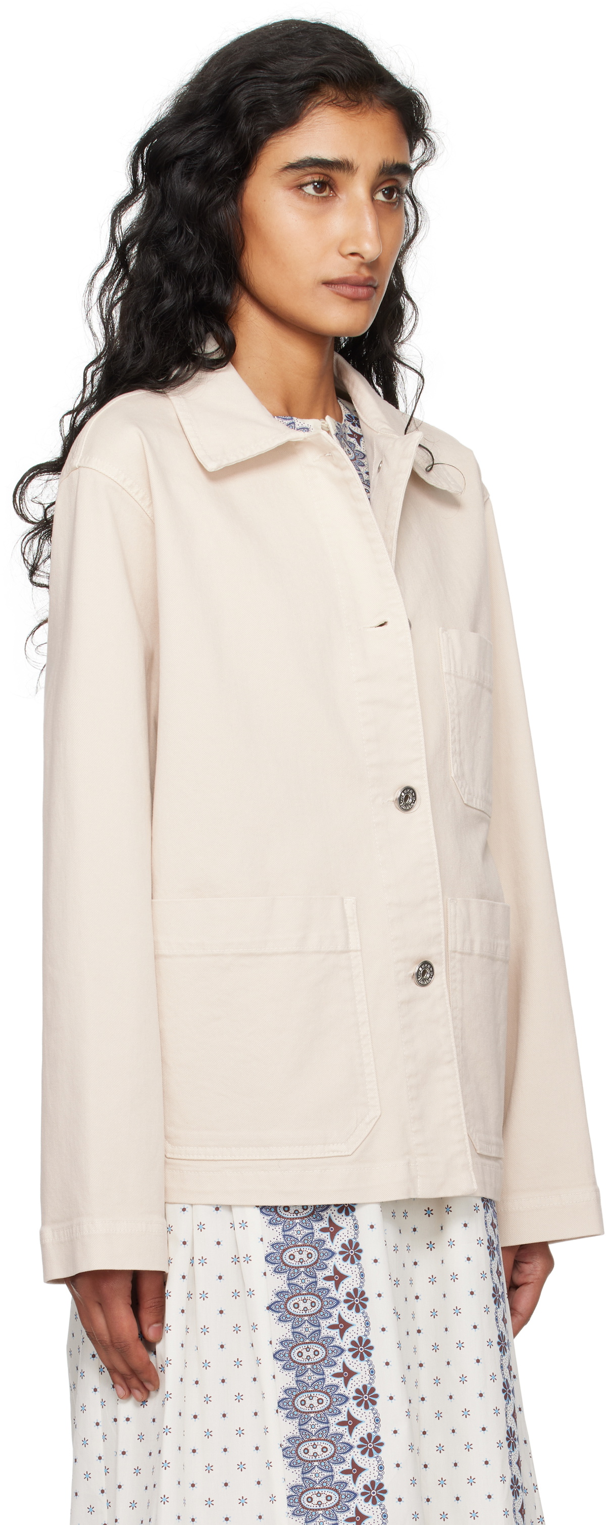 Weekend Max Mara Off-White Classe Denim Jacket