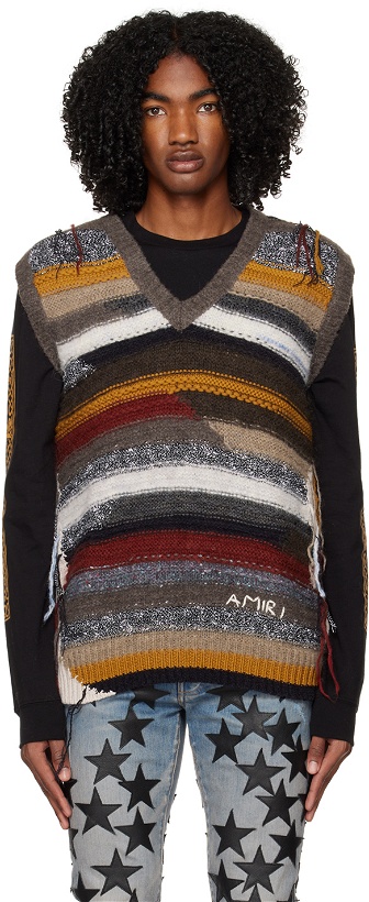 Photo: AMIRI Multicolor Stripe Vest