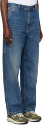 Carhartt Work In Progress Blue Brandon Single Knee Jeans