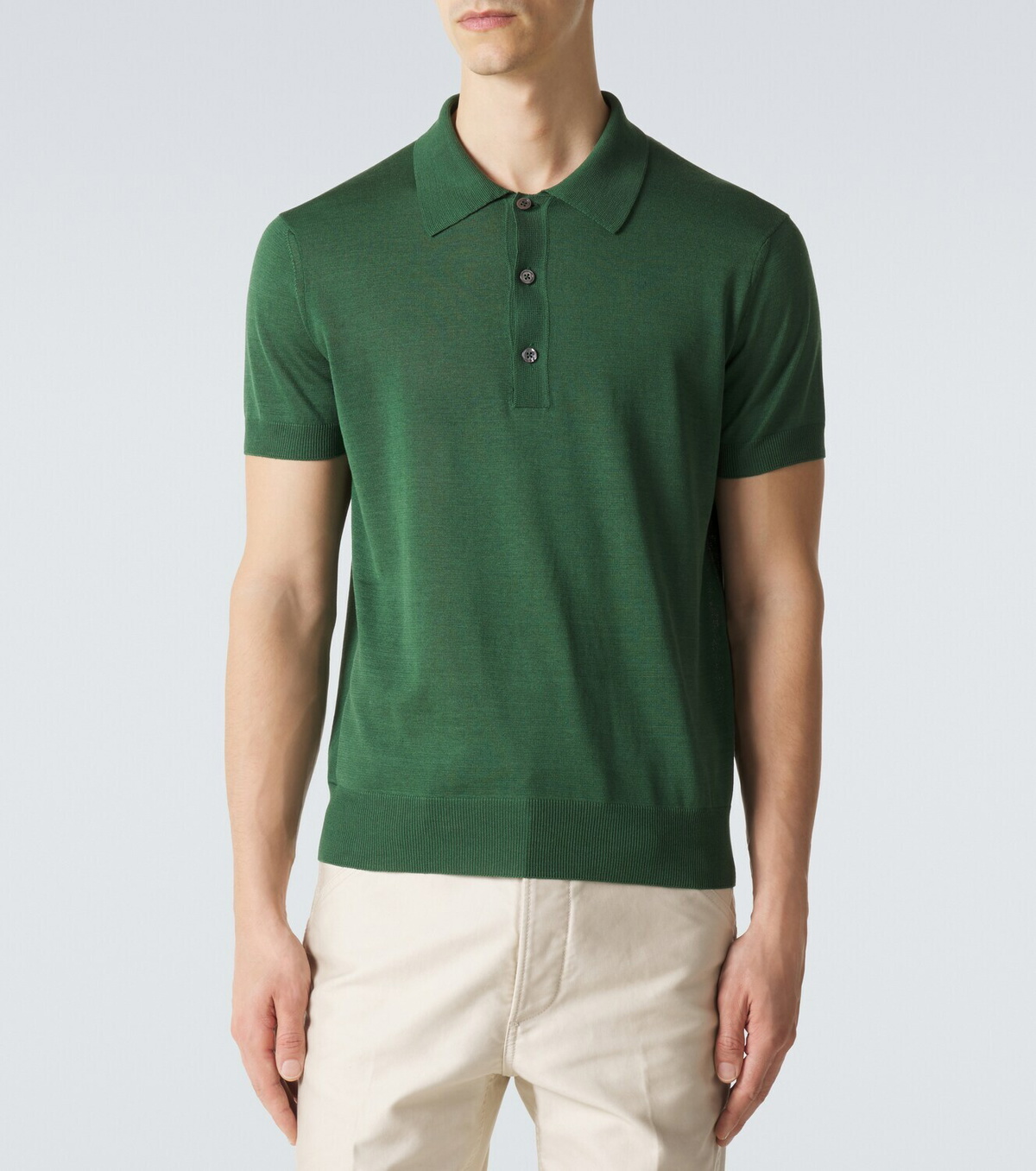 Tom Ford Silk and linen polo sweater