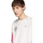 Off-White Off-White Diag Stencil Long Sleeve T-Shirt