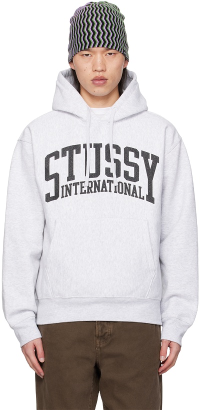 Photo: Stüssy Gray 'International' Hoodie