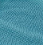 Iffley Road - Cambrian Striped Drirelease Piqué T-Shirt - Blue