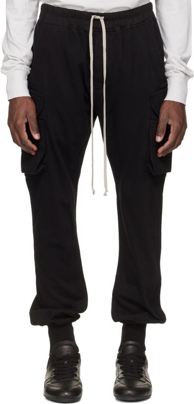 Photo: Rick Owens DRKSHDW Black Temple Mastodon Cut Sweatpants