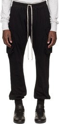 Rick Owens DRKSHDW Black Temple Mastodon Cut Sweatpants
