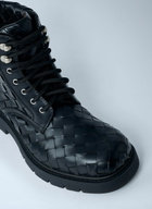 Bottega Veneta Haddock Lace-Up Ankle Boots