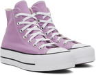Converse Purple Chuck Taylor All Star Lift Platform High Top Sneakers