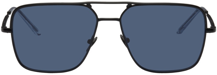 Photo: Giorgio Armani Black Aviator Sunglasses