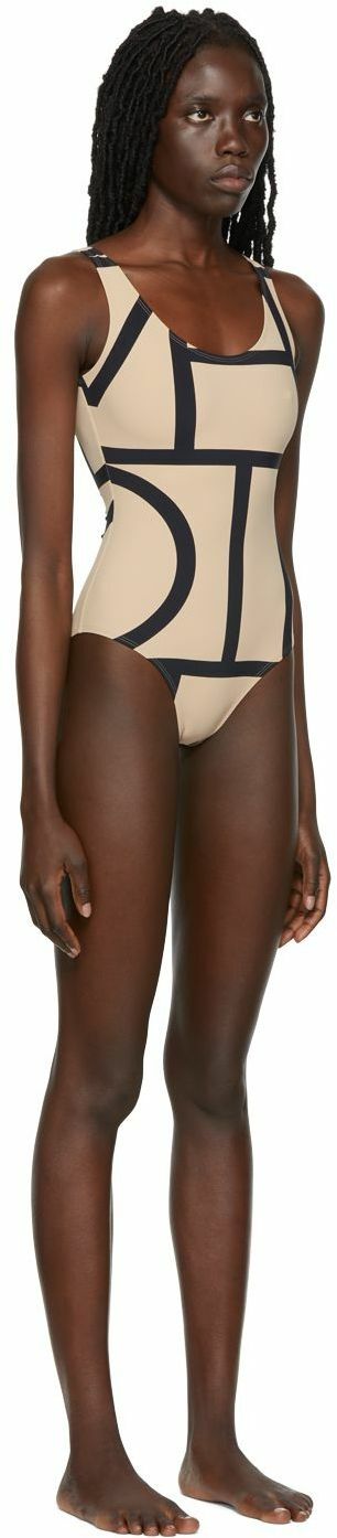 Toteme Women's Nylon Scoop One Piece Swimsuit White