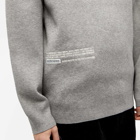 Men's AAPE Now Crew Neck Knit in White Heather