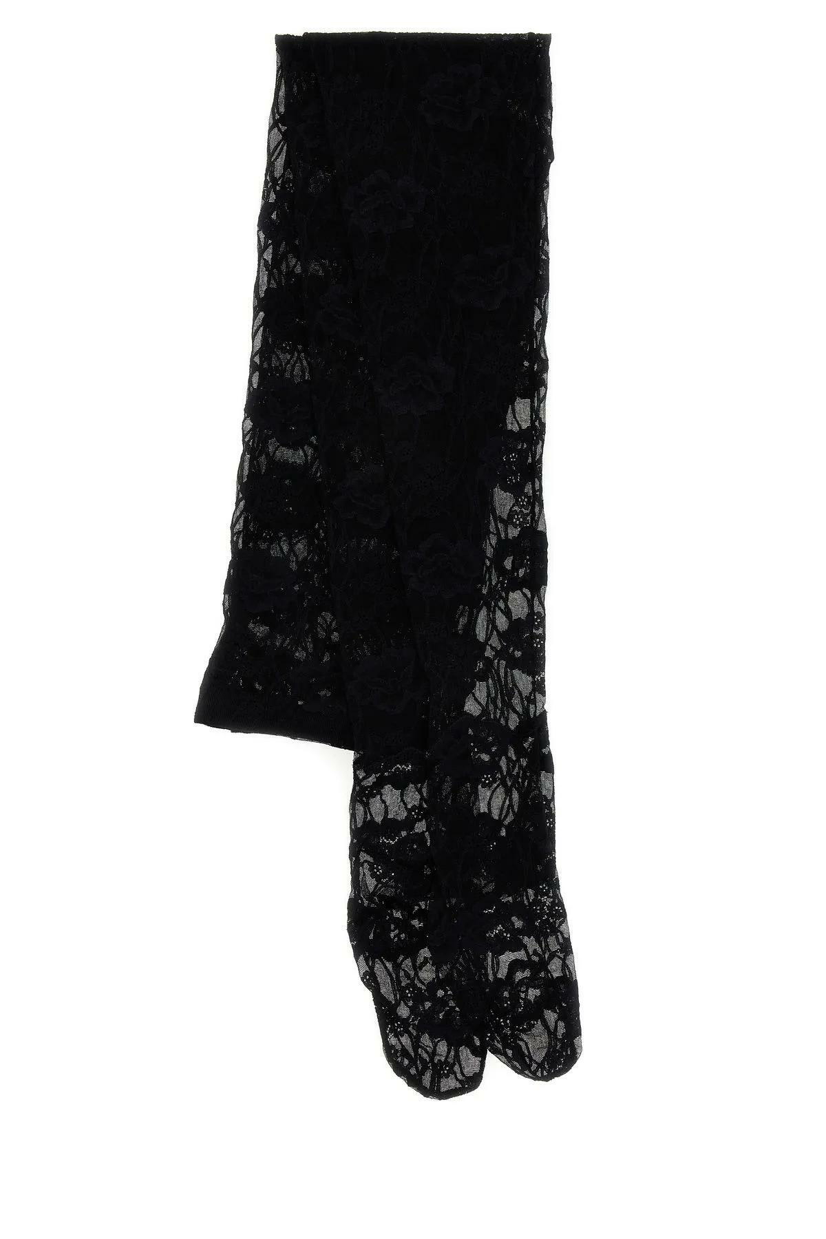 Saint Laurent - Monogram crystal-embellished tights Saint