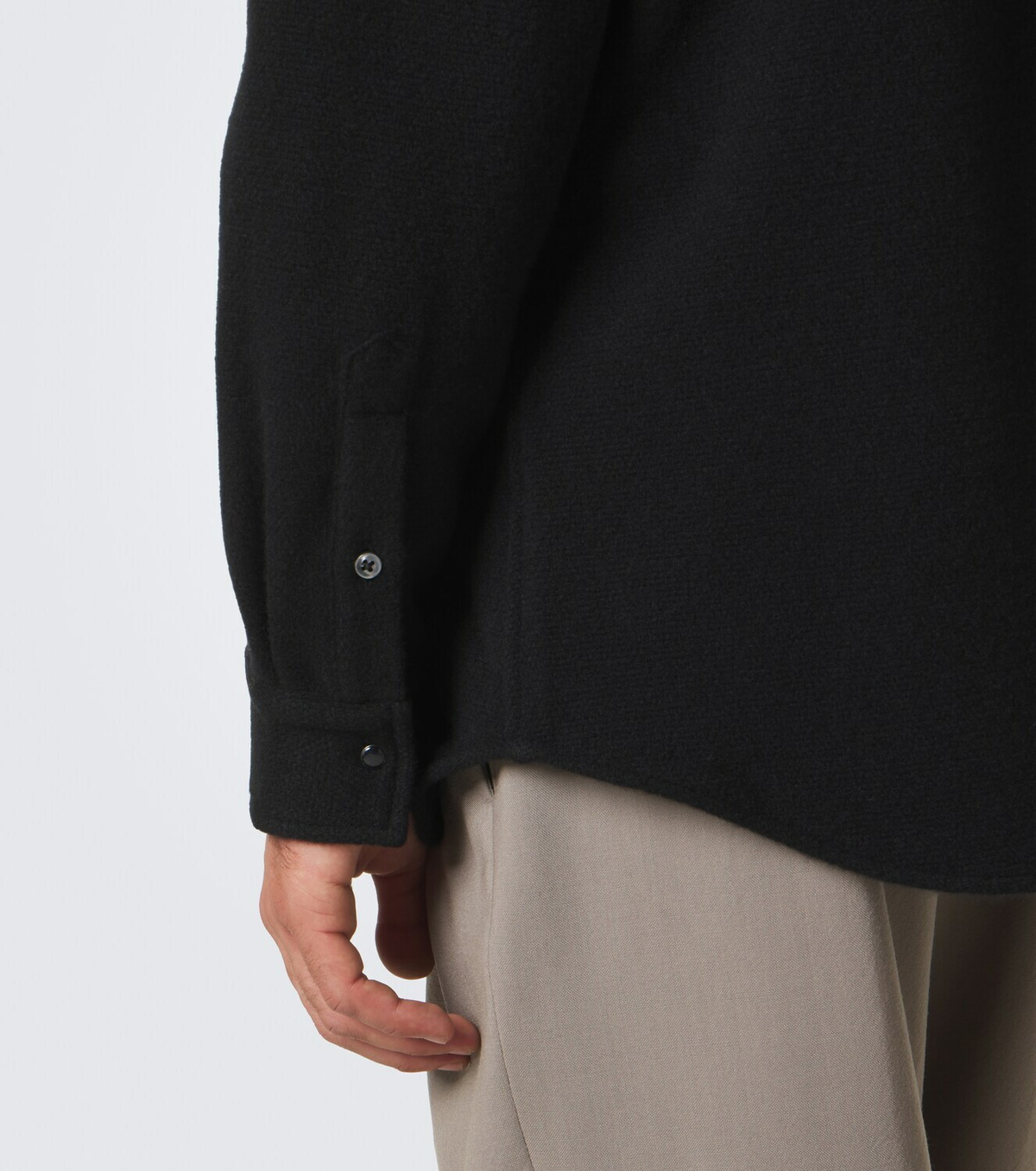 God's True Cashmere Cashmere shirt with spinels
