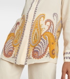 Etro Paisley silk blouse