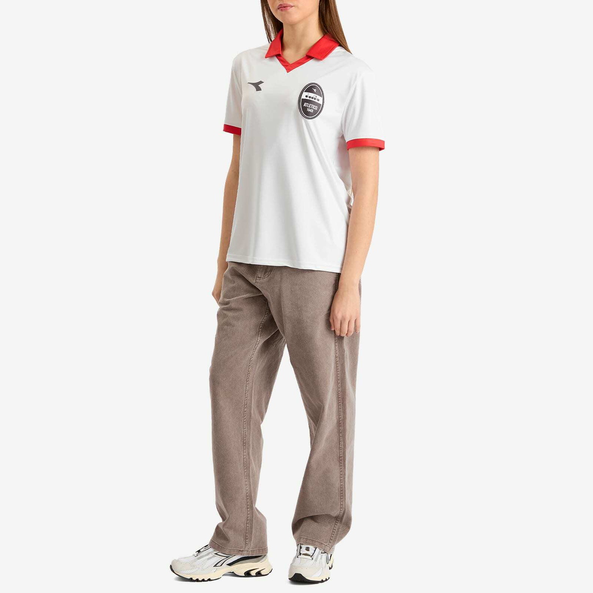 Diadora Legacy Polo in White Alyssum
