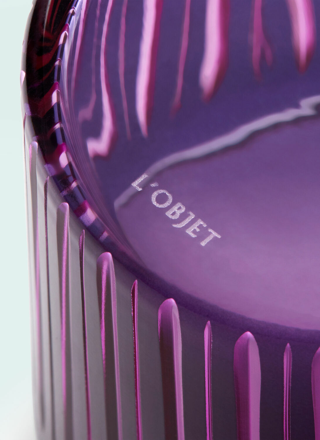 L'Objet Set Of Four Prism Cocktail Glasses