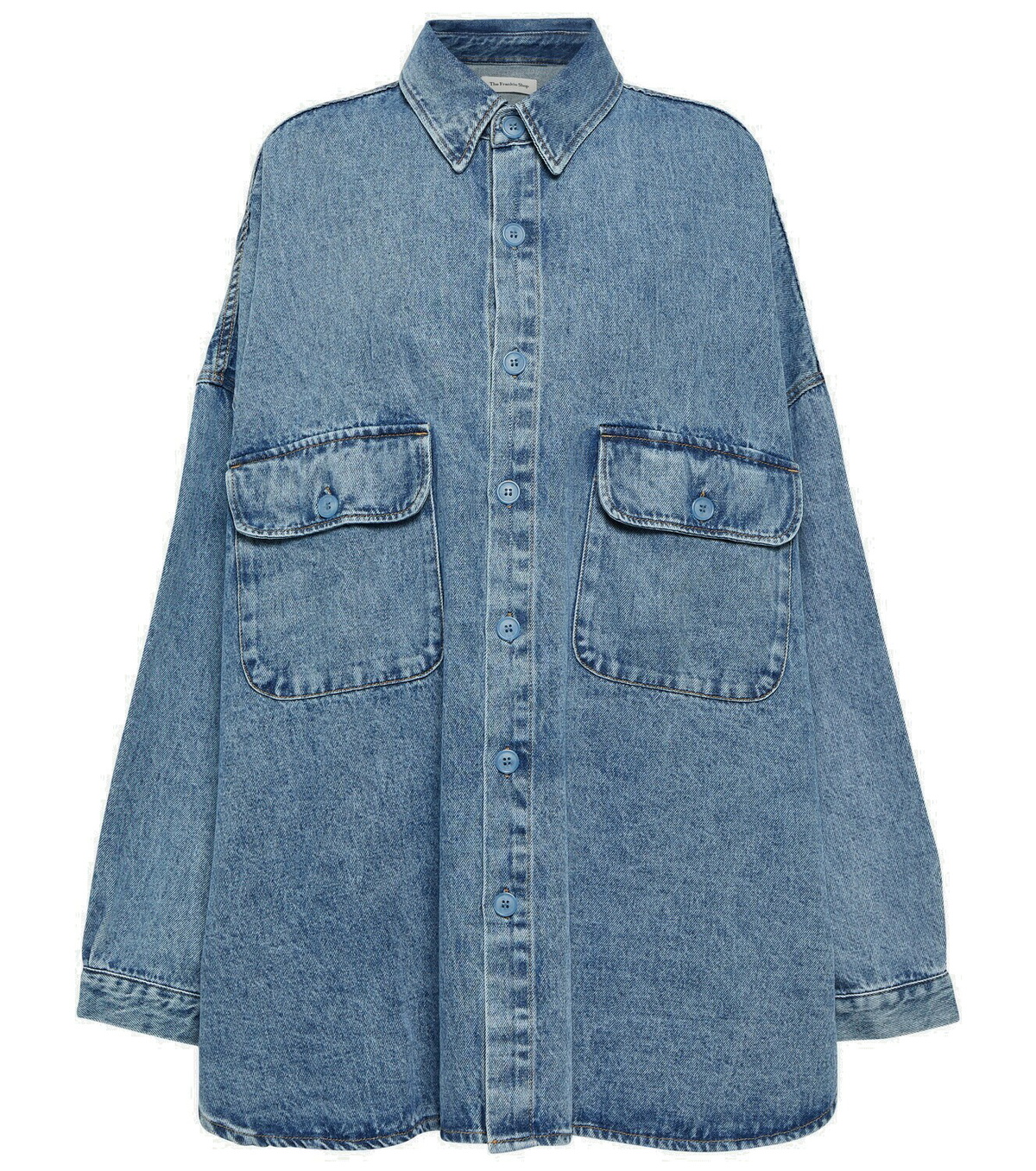 The Frankie Shop Dallas oversized denim shirt The Frankie Shop