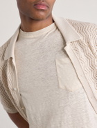 Ralph Lauren Purple label - Linen-Jersey T-Shirt - Neutrals