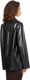 BAMBOU ROGER KWONG Black WR Bonded Herringbone Jacket