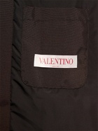 VALENTINO - Textured Nylon Long Coat