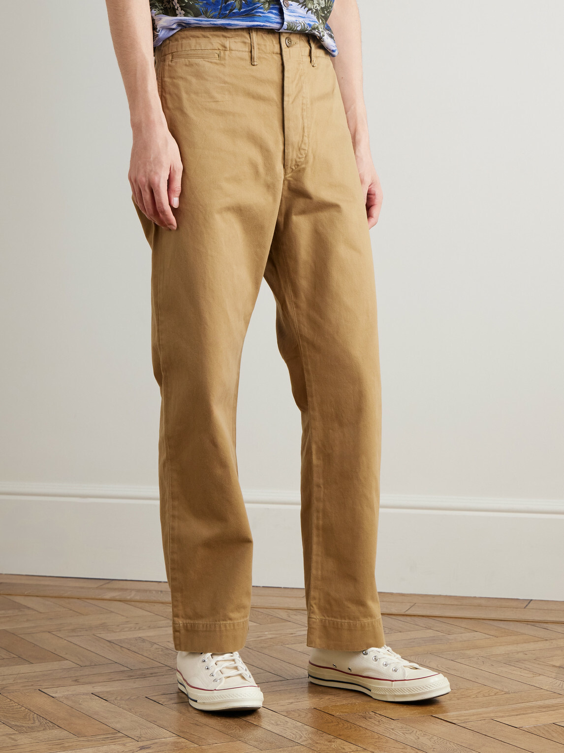 RRL - Straight-Leg Cotton-Twill Chinos - Neutrals