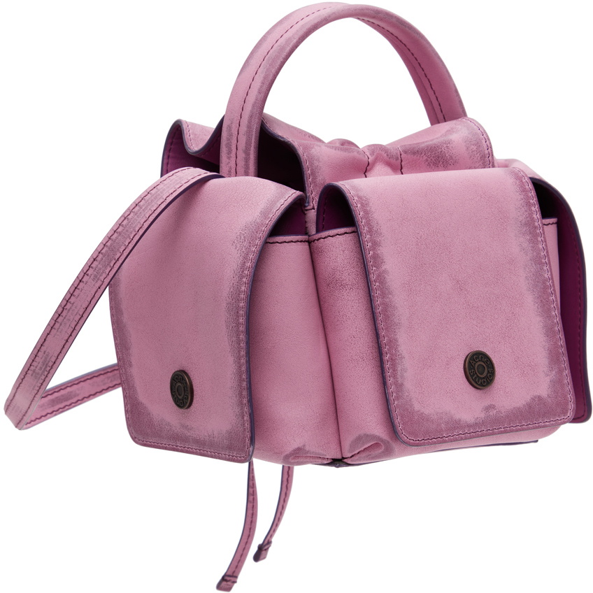 ショルダーバッグ・ポシェット ACNE STUDIOS Women Messenger Bags A10420 AD5 pink Acne Studios - Bowlina mini shoulder bag - Powder pink