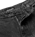 BALENCIAGA - Wide-Leg Denim Jeans - Gray
