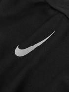 Nike Running - Element Slim-Fit Panelled Therma-FIT Half-Zip Top - Black