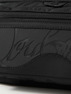 Christian Louboutin - Loubideal Studded Rubber-Trimmed Shell and Mesh Belt Bag