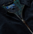 Polo Ralph Lauren - Logo-Embroidered Cotton-Blend Corduroy Harrington Jacket - Blue