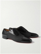 Christian Louboutin - Greggo Leather and Canvas Oxford Shoes - Black