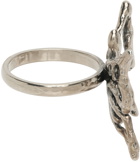 MISBHV Silver Butterfly Ring