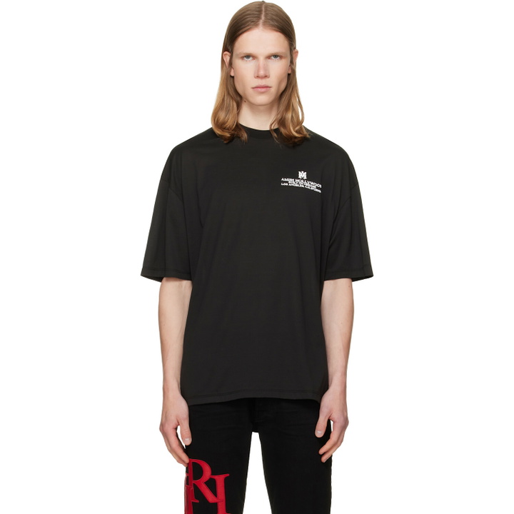 Photo: AMIRI Black MA Hollywood HJ Skate T-shirt
