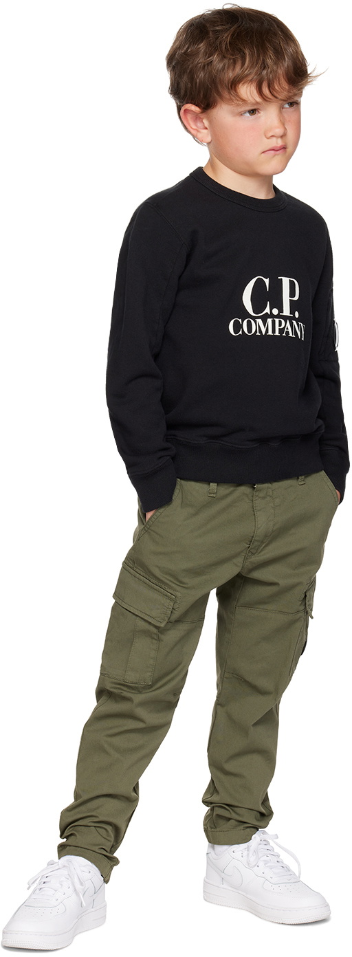 C.P. Company Kids Kids Black Basic Sweater