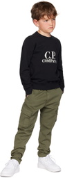 C.P. Company Kids Kids Black Basic Sweater