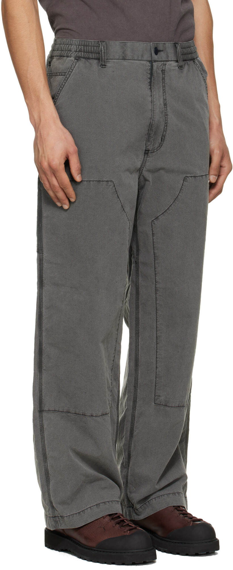 nanamica Gray Weather Deck Trousers