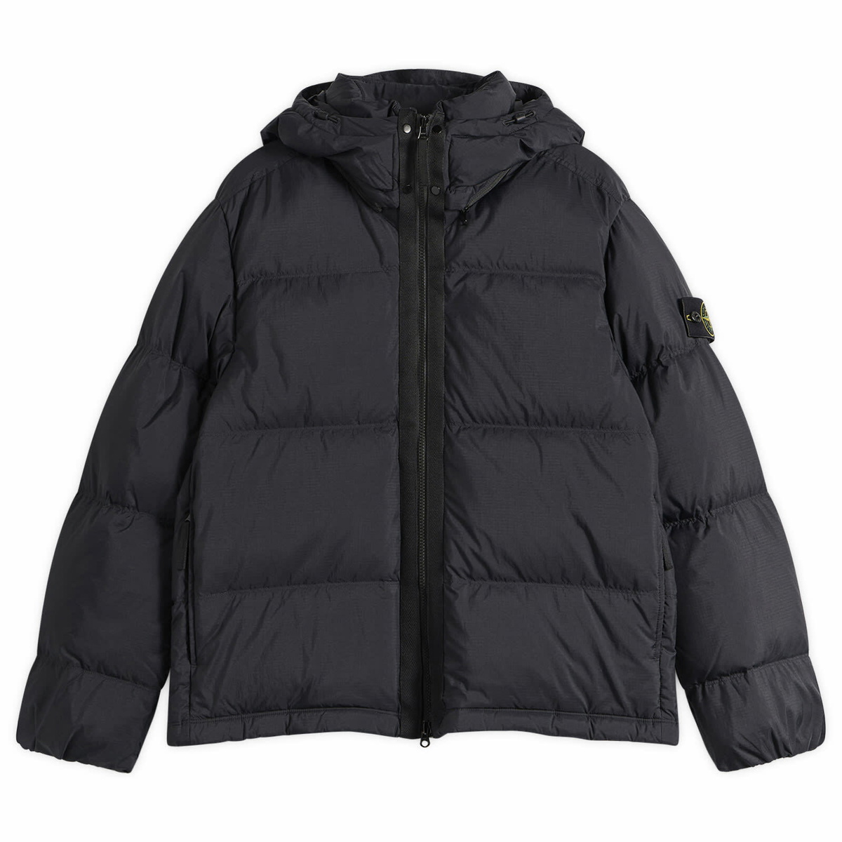 Stone Island Men's Matt Ripstop Cordura Down Jacket in Black