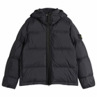 Stone Island Men's Matt Ripstop Cordura Down Jacket in Black