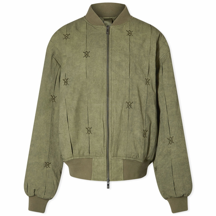 Photo: Daily Paper Women's Rasal Bomber Jacket in Army Green