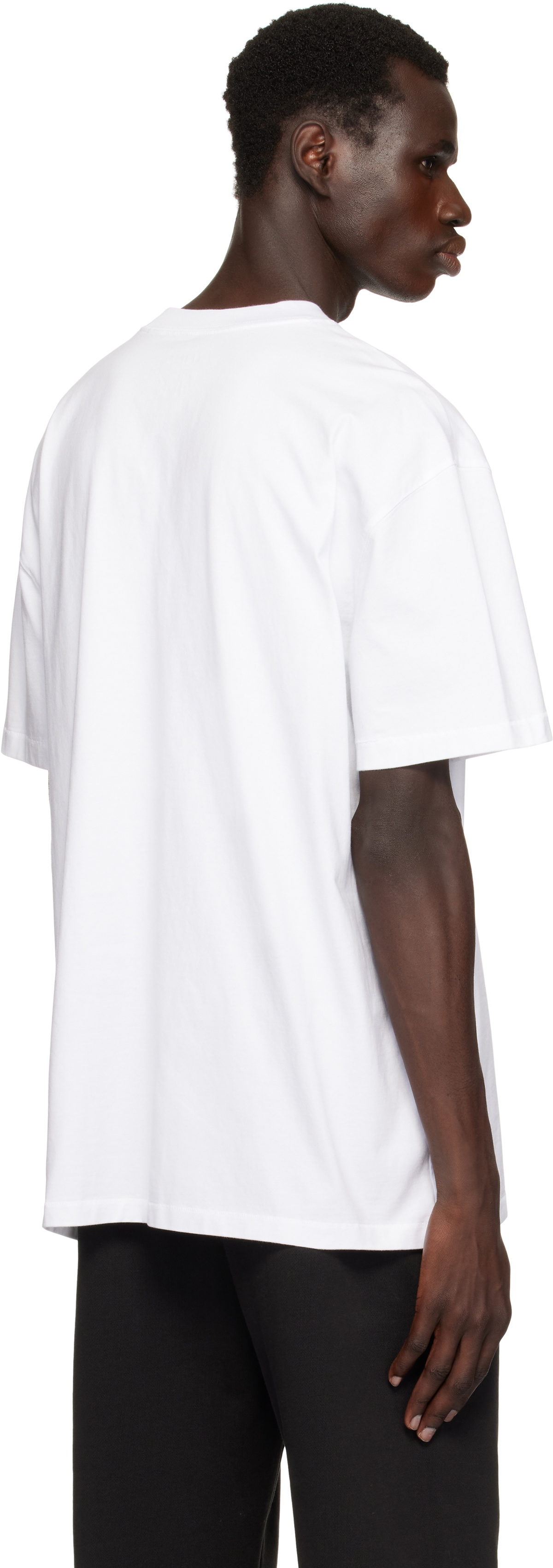 SKIMS White Heavyweight Cotton Relaxed T-shirt
