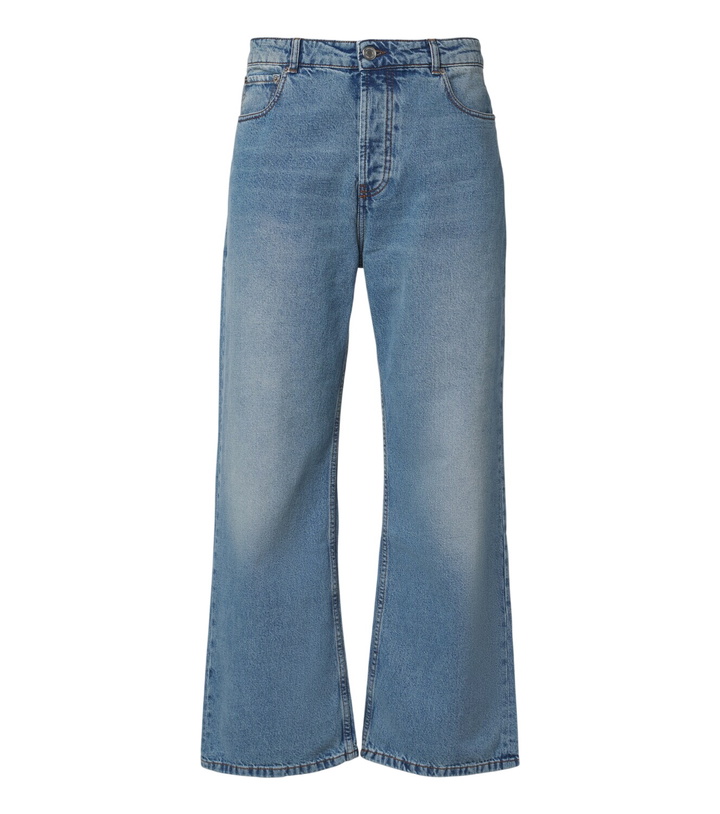 Photo: Ami Paris Faded wide-leg jeans