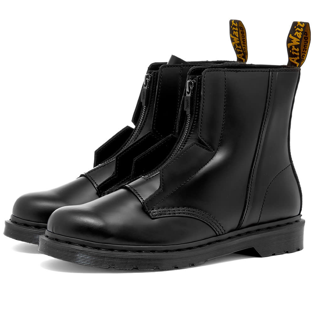 Zip front hotsell doc martens