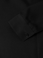 Jil Sander - Slim-Fit Camp-Collar Wool-Gabardine Overshirt - Black