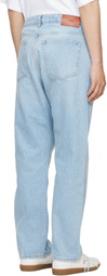 Studio Nicholson Blue Riso Straight Leg Jeans
