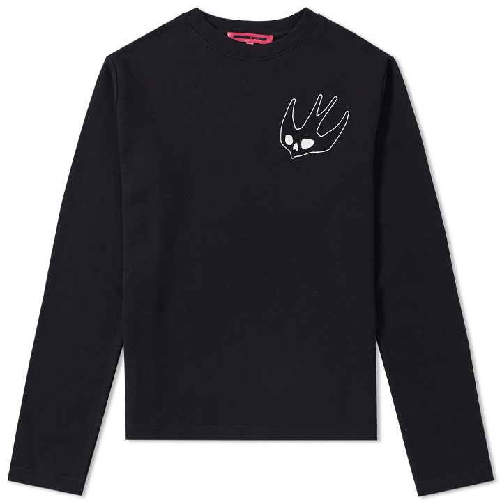 Photo: McQ by Alexander McQueen Swallow Back Print Crew Sweat