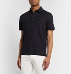 Ermenegildo Zegna - Slub Linen Polo Shirt - Blue