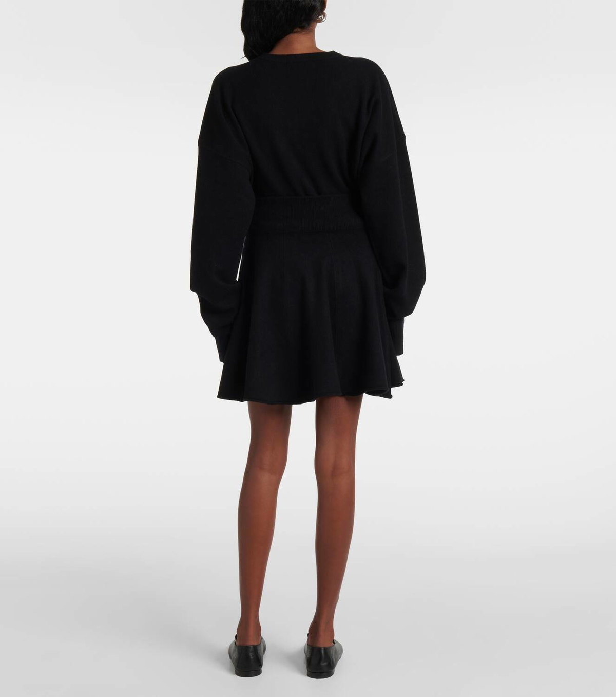 Extreme Cashmere N°379 Girl cashmere-blend miniskirt extreme