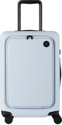 Monos Blue Carry-On Pro Plus Suitcase