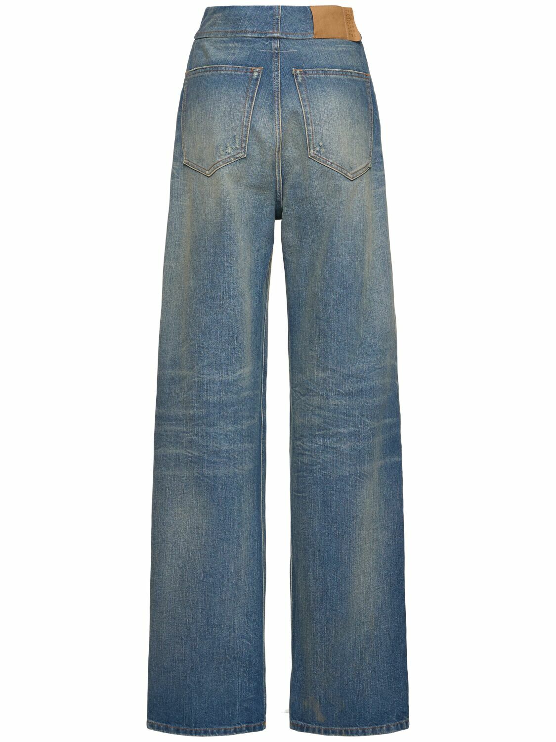 MM6 MAISON MARGIELA High Rise Straight Jeans MM6 Maison Margiela