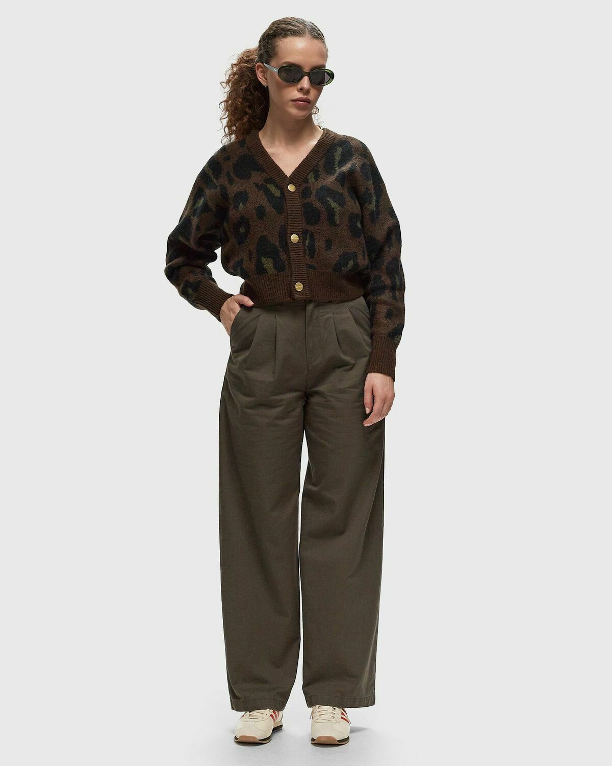 Carhartt Wip Merton Cardigan Black/Brown Zippers & Cardigans